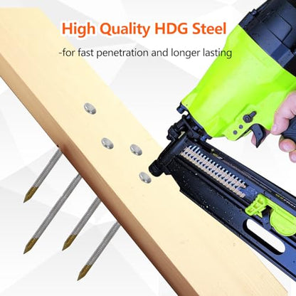 HDG 21 Degree Framing Nails 4 Assorted Sizes 400 PCS - size: Assembly-400 PCS