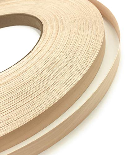 Edge Supply Birch 2 inch X 50 ft Roll of Plywood Edge Banding – Pre-glued Real Wood Veneer Edging – Flexible Veneer Edging – Easy Application Iron-on Edge Banding for Furniture Restoration - size: 2 inch X 50 ft