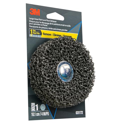 3M Large Area Paint and Rust Stripper Step 1 4 inches Pack of 1 - size: 4 inch, style: Large Area