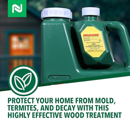 Bora-Care with Mold-Care Moldicide Concentrate, Wood Protection Against Mold, Termites, and Decay, Long-Lasting Residual Protection, 1 Gallon
