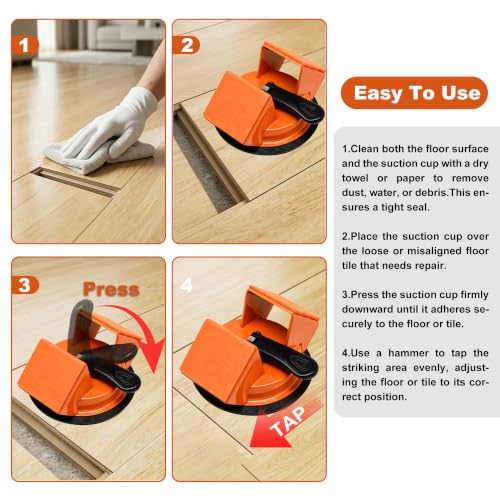 Heavy Duty Floor Gap Fixer Tool, Dual-Sided 45°Striking
