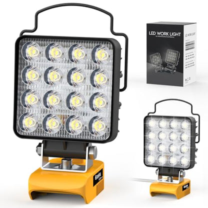 LED Work Light Compatible with DeWALT 20V Battery, 112W 11200LM,Tool Only - color: 112W