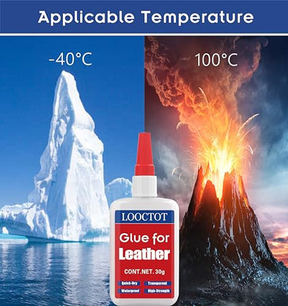 30g Leather Glue,Super Instant Glue for Purses Sofas Furniture Leathercraft - style: Leather Glue