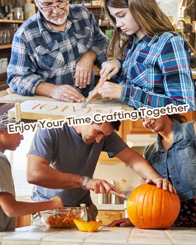 UCEC 5Pk Wood Carving Tools Set, Linocut Whittling Knives with Chisel Gouge - color: Wooden-5 Pack