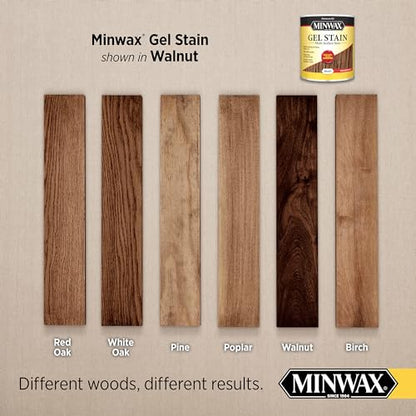 Minwax 66060000 Gel Stain, Walnut, 1 Quart - color: Walnut, size: Quart