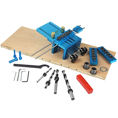 PANGOLIN Dowel Jig Kit Adjustable Doweling Jig Set with 6/8/10mm Drilling