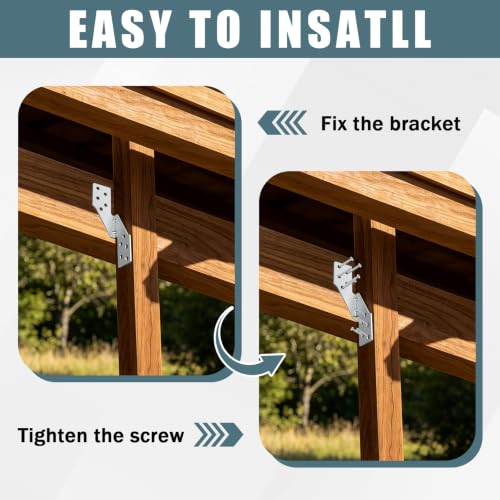 40 Pcs Left Galvanized Steel Hurricane Straps Tie Brackets| - size: Left Side