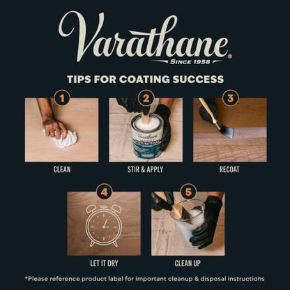 Varathane Water-Based Ultimate Matte Polyurethane - color: Matte, size: Half Pint (Pack of 1)