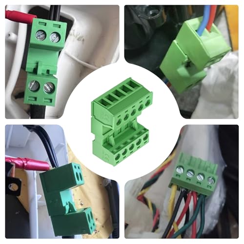 10 Sets 5P 15A 300V Terminal Block Assortment, 5.08mm Pitch PCB Mount Screw Terminal Block Connector for 12AWG - size: 5P