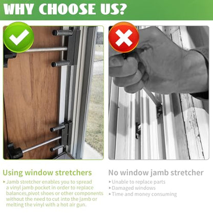 Window Jamb Stretcher Tool Set, 2PCS