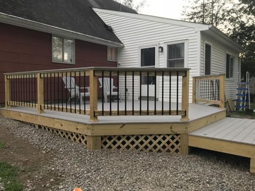 HZIU 26 Pack 36'' Rust-Resistant Deck Balusters,Deck Railing kit - size: 36 Inch