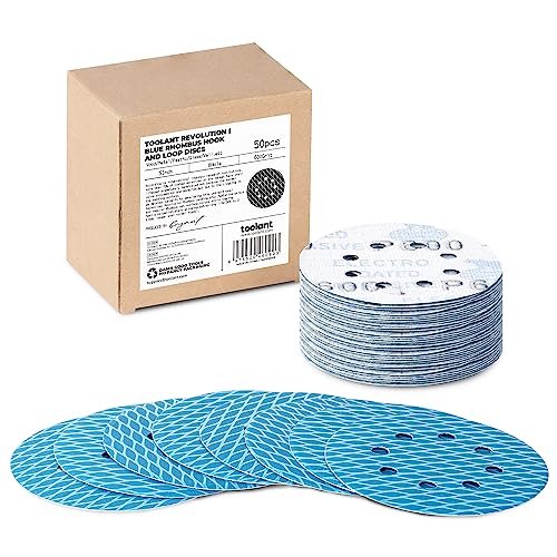 toolant Diamond Shape 5 Inch 600 Grit Sanding Discs, 50Pack - style: (5 inches)600 grit