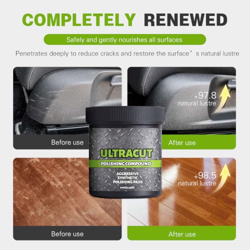 All-in-One Surface Restoration Polish with Pad, Polishing Compound Kit
