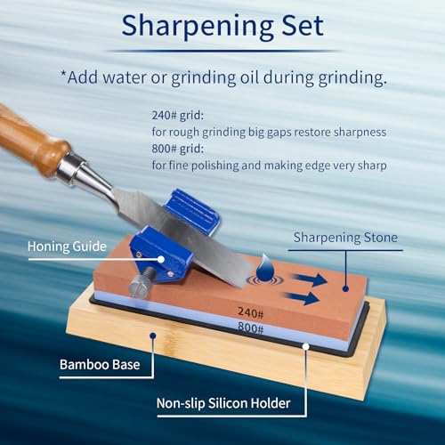 Wood Chisel Set, Steel Woodworking Chisel Set for Woodworking