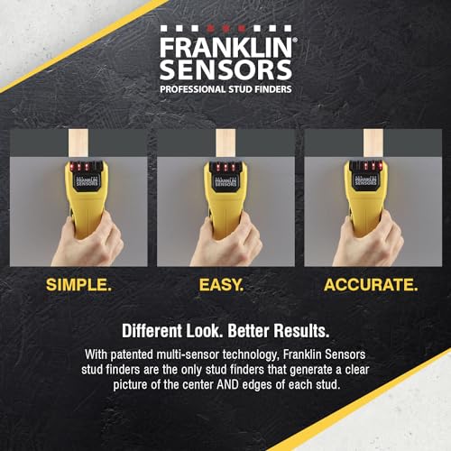 Franklin Sensors ProSensor M50 5-Sensor Stud Finder, Live Wire Detection