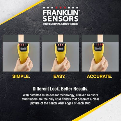 Franklin Sensors ProSensor M50 5-Sensor Stud Finder, Live Wire Detection