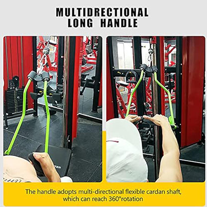 Adjustable Lat Pull down Bar, Cable Machine Attachments for Gym, Home Gym Fitness T-bar Row Pulldown Attachments, Lat Pull Down Machine Wide Grip Neutral Grip Handle - color: SP-SPREADER BAR