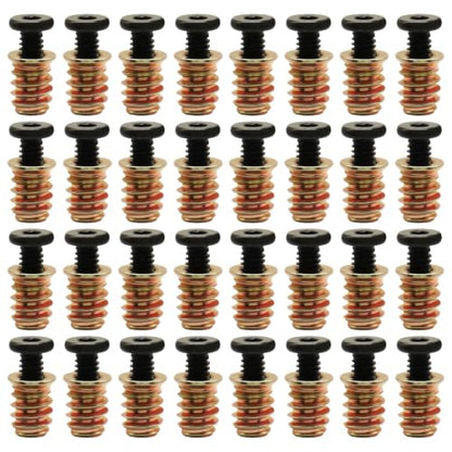 Threaded Inserts for Wood Furniture, 1/4-20, 32 Sets - size: 1/4-20