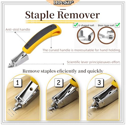 Upholstery Carpet Staple Remover and Nail Puller Remover Tool Set (4-PK)
