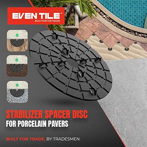 1/8" Large Format Porcelain Tile Spacer and Natural Stone Paver Spacer 100 Units