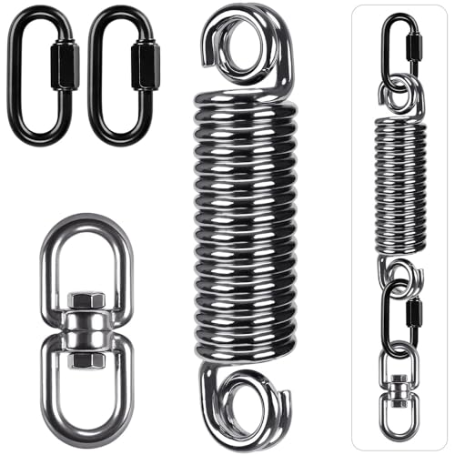 SELEWARE Boxing Punching Bag Hanger, Heavy Bag Bracket - color: Heavy Bag Spring with Close Swivel