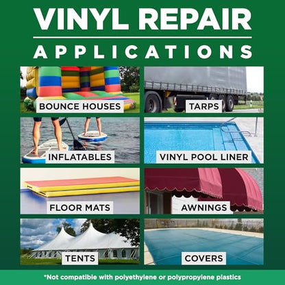 HH-66 Vinyl Cement 16 oz - Waterproof PVC & Vinyl Glue for Pools, Tarps - size: 16 oz