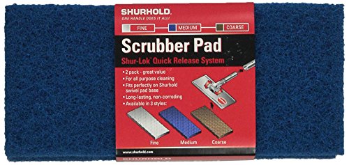 Shurhold 1702 Medium Scrubber Pads Replacement Cleaning Pads (2 Pack) - style: Medium