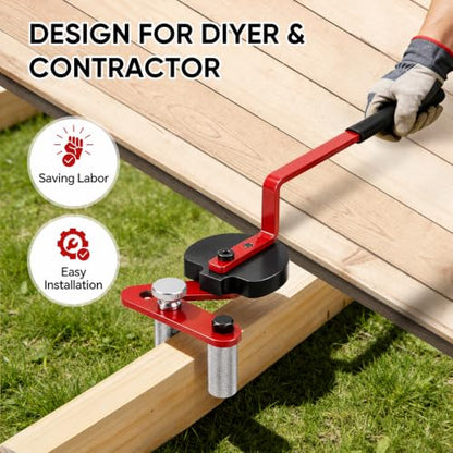 New-Design 2PCS Wood Deck Board Straightening Tool Bending Straightener