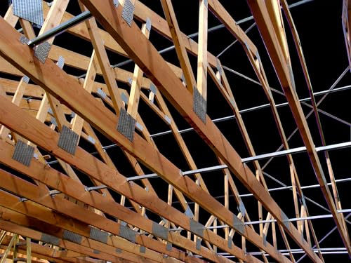 Simpson Strong Tie TSBR2 Galvanized Truss Spacer-Restraint, Easy Installation, 22-Gauge Steel, Spacers Stay in Place During Sheathing, 25-1/2 in TSBR2-24 (Pack of 50)
