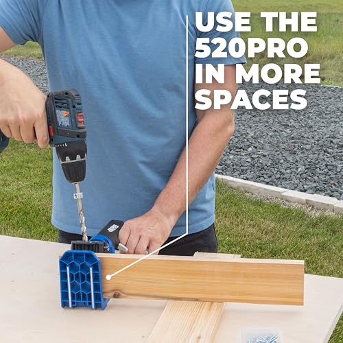 Kreg Pocket-Hole Jig 520PRO, Jig Only, 60 Screws, KPHJ520PRO2