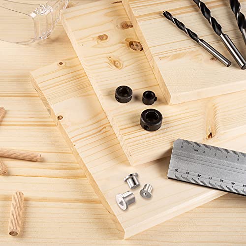 20 Pcs Dowel and Tenon Center Transfer Plugs Doweling Centering Pins Transfer Plugs Drill Hole Tool for Woodworking Tool Accessories (1/4 5/16 3/8 1/2 Inch)