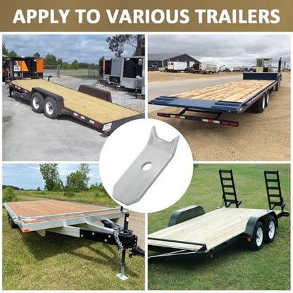 24 Pack Trailer Wood Deck Clips for Deck & Flooring Hold Down