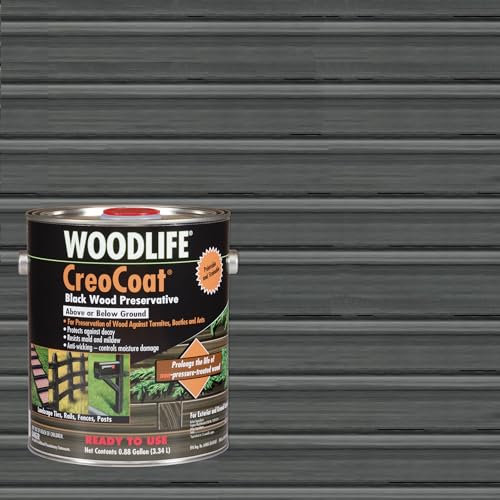 Wolman Woodlife CreoCoat Black Wood Preservative - color: Black, size: 0.88 Gallon (Pack of 4)