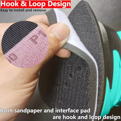 FOWOK Mesh Sandpaper for Black+Decker Detail Sander with Foam Sanding Pad