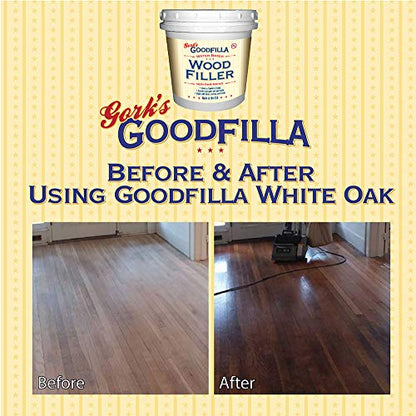 Goodfilla Maple/Beech/Pine, 8 oz, Wood and Grain Filler, Stainable, Sandable, Zero Waste, Non-Toxic, USA Made - color: Maple, size: 8 oz