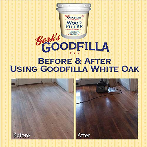 Goodfilla White Oak, 8 oz, Wood and Grain Filler, Stainable, Tintable, Sandable, Zero Waste, Non-Toxic, USA Made - color: White Oak, size: 8 oz