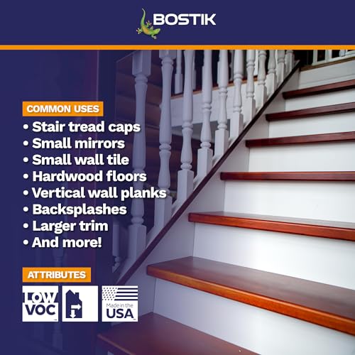 BOSTIK Climb 10.1oz Premium Adhesive Glue for Medium Floor & - 1 Cartridge