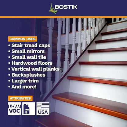 BOSTIK Climb 10.1oz Premium Adhesive Glue for Medium Floor & - 1 Cartridge