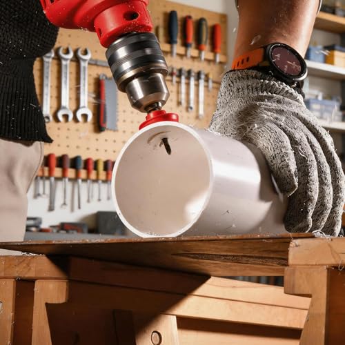 KATA 3/4" M42 Thin Wall Hole Saw Hole Cutter Drill Bit for Impact Driver - color: Red (3/4")