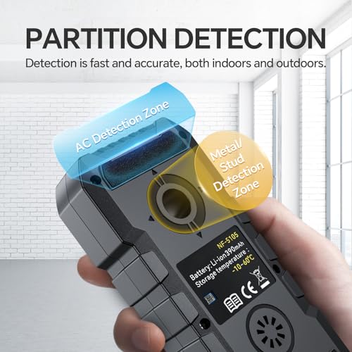 Stud Finder, Rechargeable Stud Finder Wall Scanner with Intelligent Chip