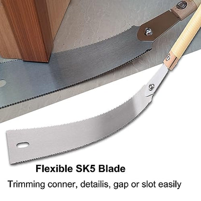 10” Blade Hand Saw, Double Edge Japanese Pull Saw, SK5 - style: 10" hand saw