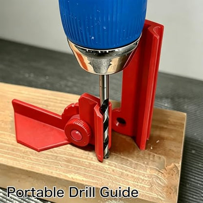 Portable Drill Guide– Adjustable Drill Jig for Straight and Angled Holes
