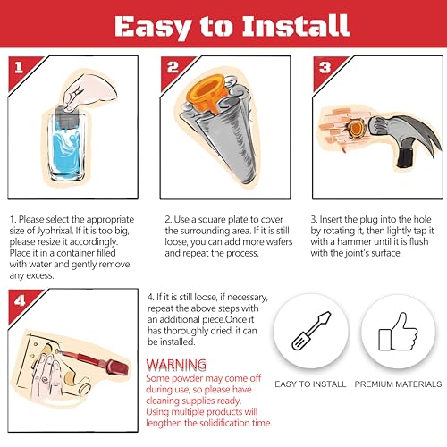 Drywall Anchor Repair Kit,Loose Wall Anchor Fix Patches,Ideal for Drywall and Masonry,Only Wet Can Fix Wall Hole Fast,20 Patches with Anchors and Screws Included.