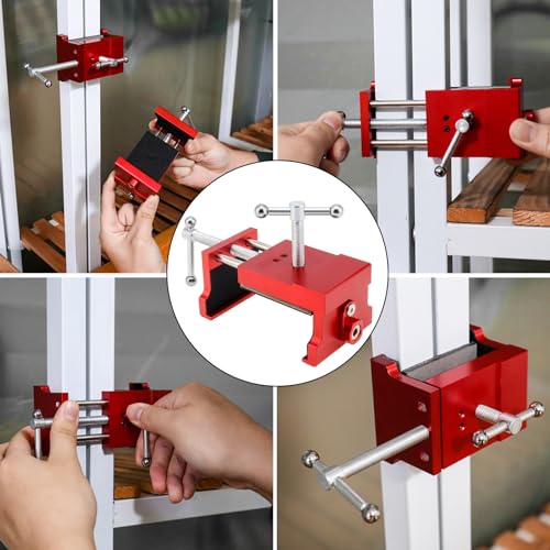4 Pcs Cabinet Clamps, Cabinetry Clamps Cabinet Face Frame Clamps Cabinet Installation Clamps Cabinet Tools with 4 Felt Pads, Handy Woodworking Punching, Cabinets, Drawer Installation