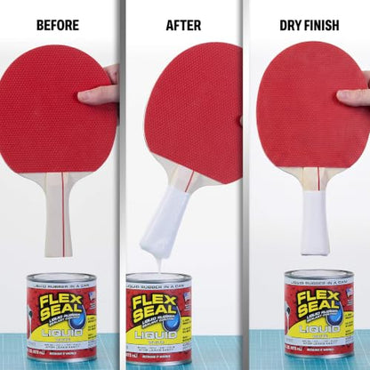 Flex Seal Liquid Rubber Sealant Coating, Waterproof, White, 16 oz - color: White, size: 16 oz