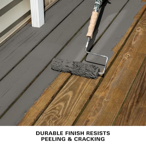 KILZ Over Armor Smooth Solid Coating Resurfacer, Gray Wolf, 1 Gallon - color: Gray Wolf, style: Smooth