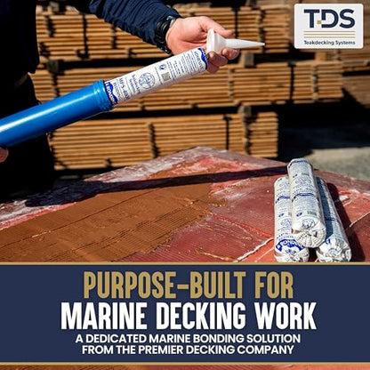 Teakdecking Systems (TDS) MPS-4000 Marine Adhesive Sealant 20oz Sausage