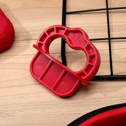UKCOCO 12 Pack Deck Board Spacer Rings 1/4 inch Deck Spacers for Decking Board Spacers Straightening Tool Portable Alignment Rings for DIY and Contractor Installations