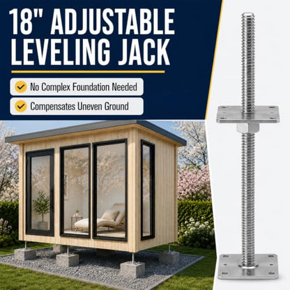 4 Pack 18" Adjustable House Floor Jacks