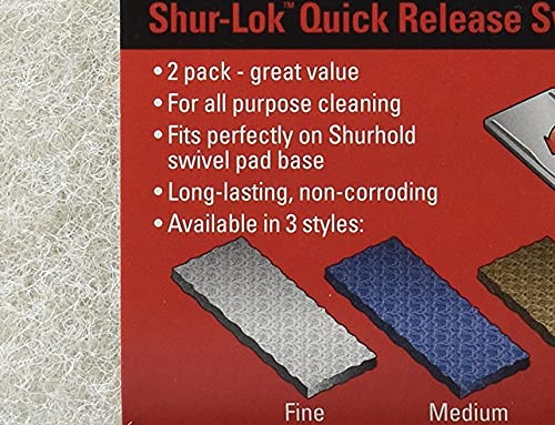 Shurhold 1701 Fine Scrubber Pads Replacement Cleaning Pads (2 Pack) - style: Fine